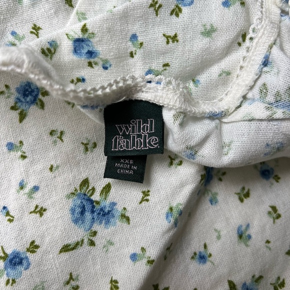 Blue Floral Cottagecore Maxi Skirt - Picture 7 of 8